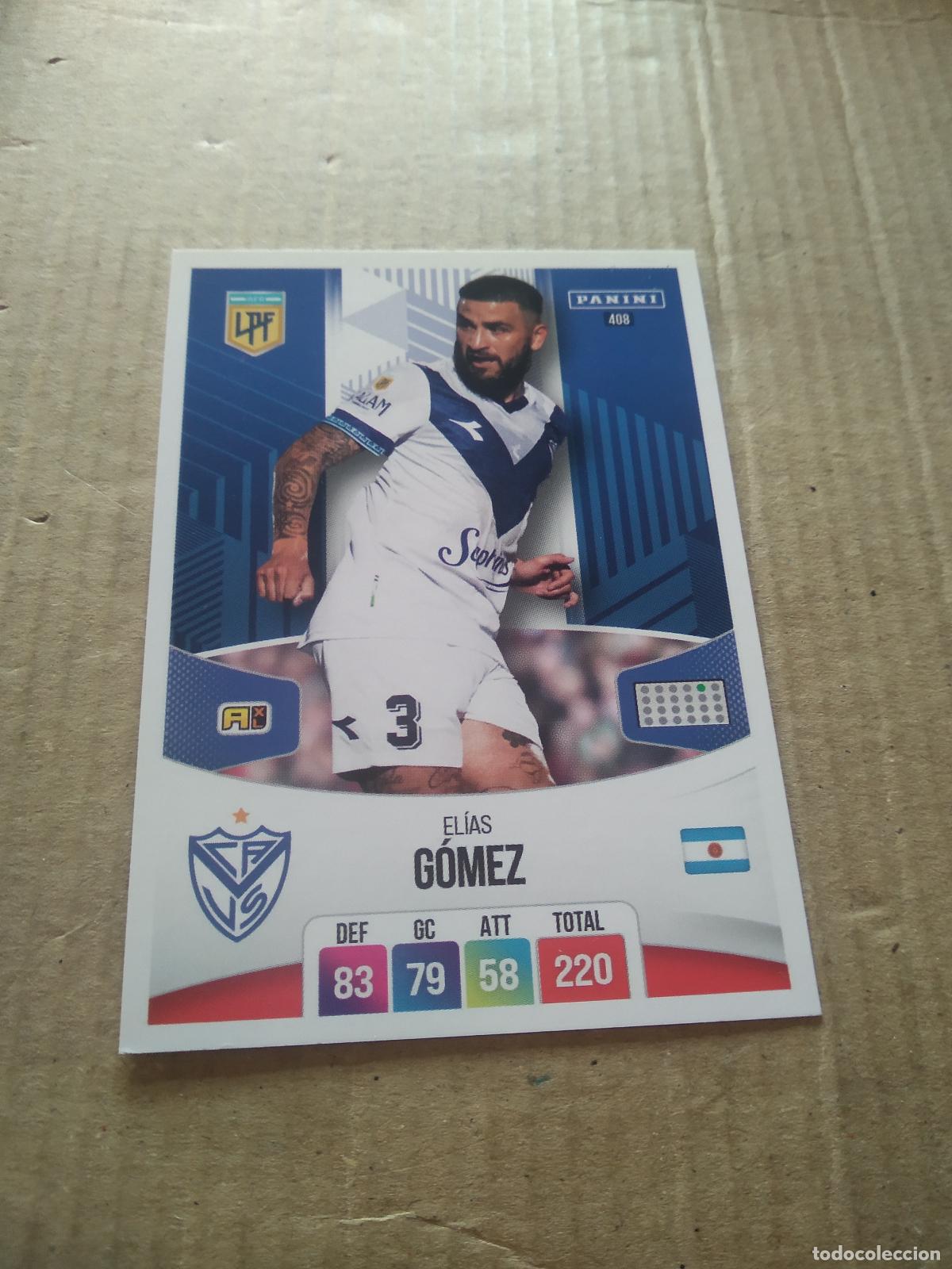Cromos de F&uacute;tbol: 408 ELIAS GOMEZ VELEZ CROMO FUTBOL ARGENTINO PANINI LIGA ARGENTINA 2024 ADRENALYN