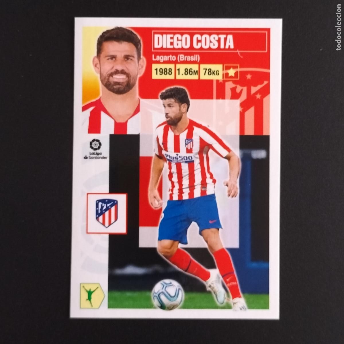 Cromos de F&uacute;tbol: N&ordm; 18 DIEGO COSTA AT MADRID CROMOS LALIGA SANTANDER ESTE 2020 2021 20 21 LIGA PANINI