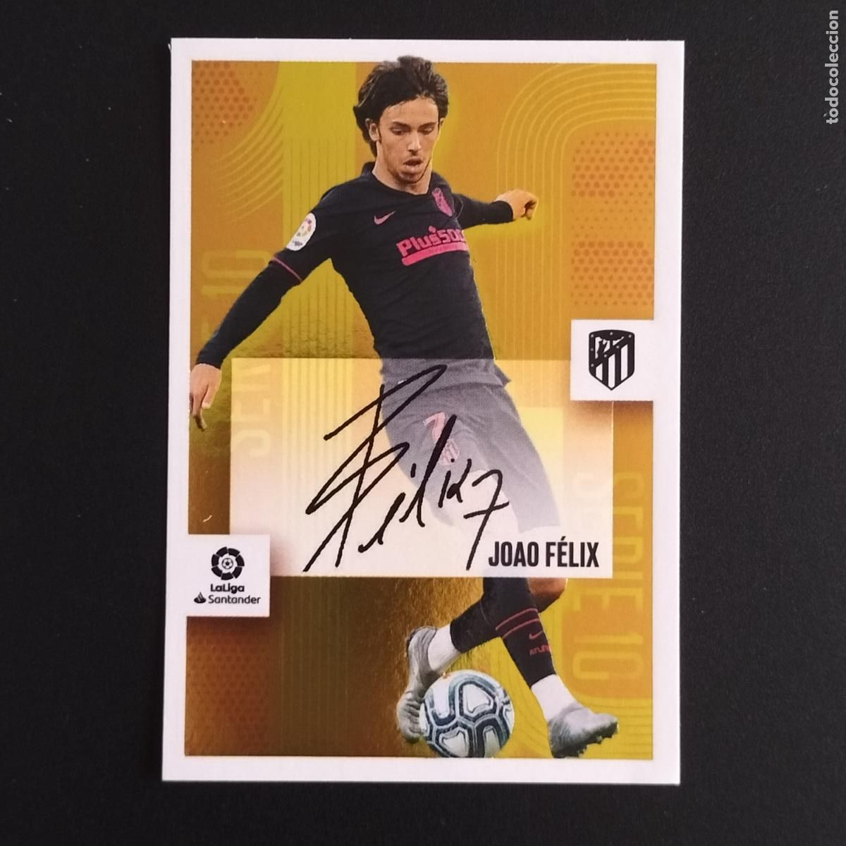 Cromos de F&uacute;tbol: N&ordm; 11 JOAO FELIX AUTOGRAFO SERIE 10 AT MADRID LALIGA SANTANDER ESTE 2020 2021 20 21 LIGA PANINI