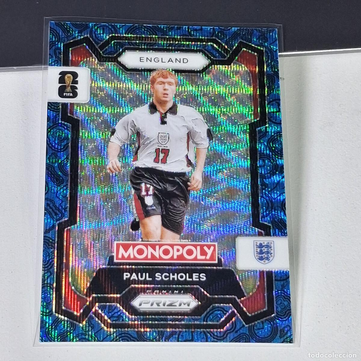 Cromos de F&uacute;tbol: B17 24 PAUL SCHOLES BLUE ENGLAND FIFA WORLD CUP 2026 PANINI PRIZM MONOPOLY COLECCI&Oacute;N ALBUM MUNDIAL