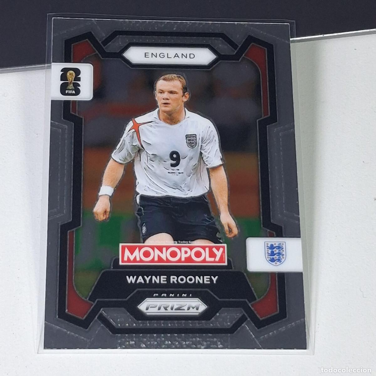 Cromos de F&uacute;tbol: B17 27 WAYNE ROONEY ENGLAND FIFA WORLD CUP 2026 PANINI PRIZM MONOPOLY COLECCI&Oacute;N ALBUM MUNDIAL