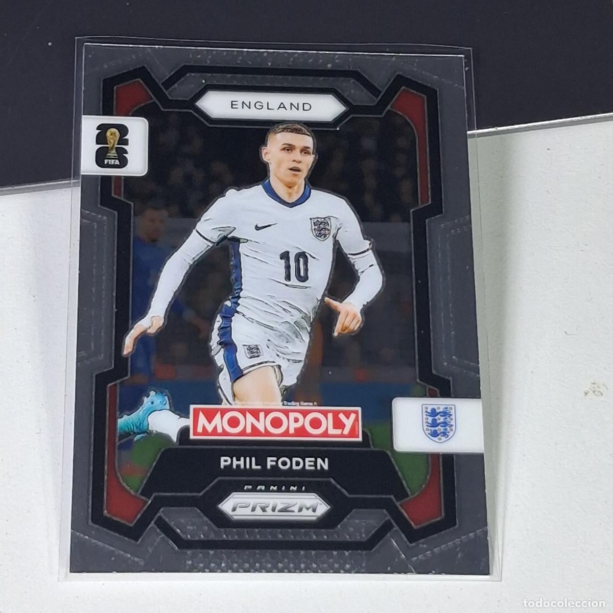 Cromos de F&uacute;tbol: B17 PHIL FODEN 29 INGLATERRA FIFA WORLD CUP 2026 PANINI PRIZM MONOPOLY COLECCI&Oacute;N ALBUM MUNDIAL