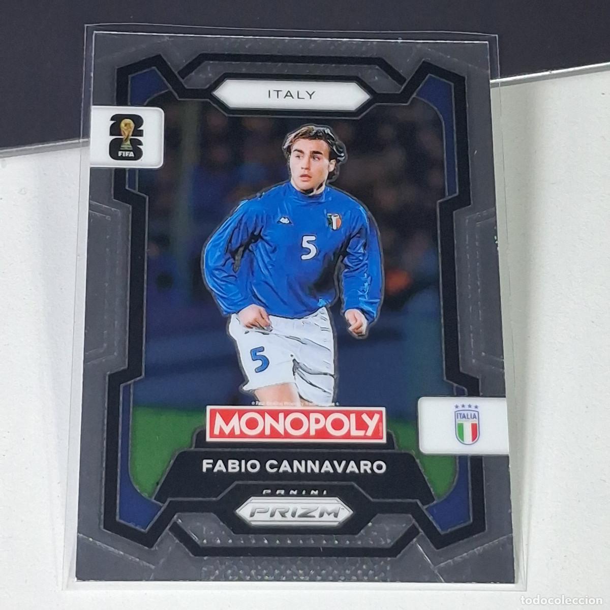 Cromos de F&uacute;tbol: B17 36 FABIO CANNAVARO ITALIA FIFA WORLD CUP 2026 PANINI PRIZM MONOPOLY COLECCI&Oacute;N ALBUM MUNDIAL