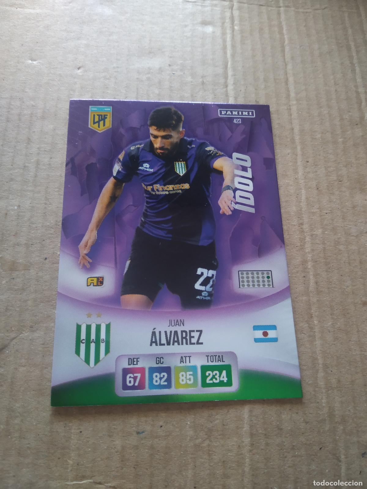 Cromos de Futebol: 423 JUAN ALVAREZ BANFIELD CROMO FUTBOL ARGENTINO PANINI LIGA ARGENTINA 2024 ADRENALYN