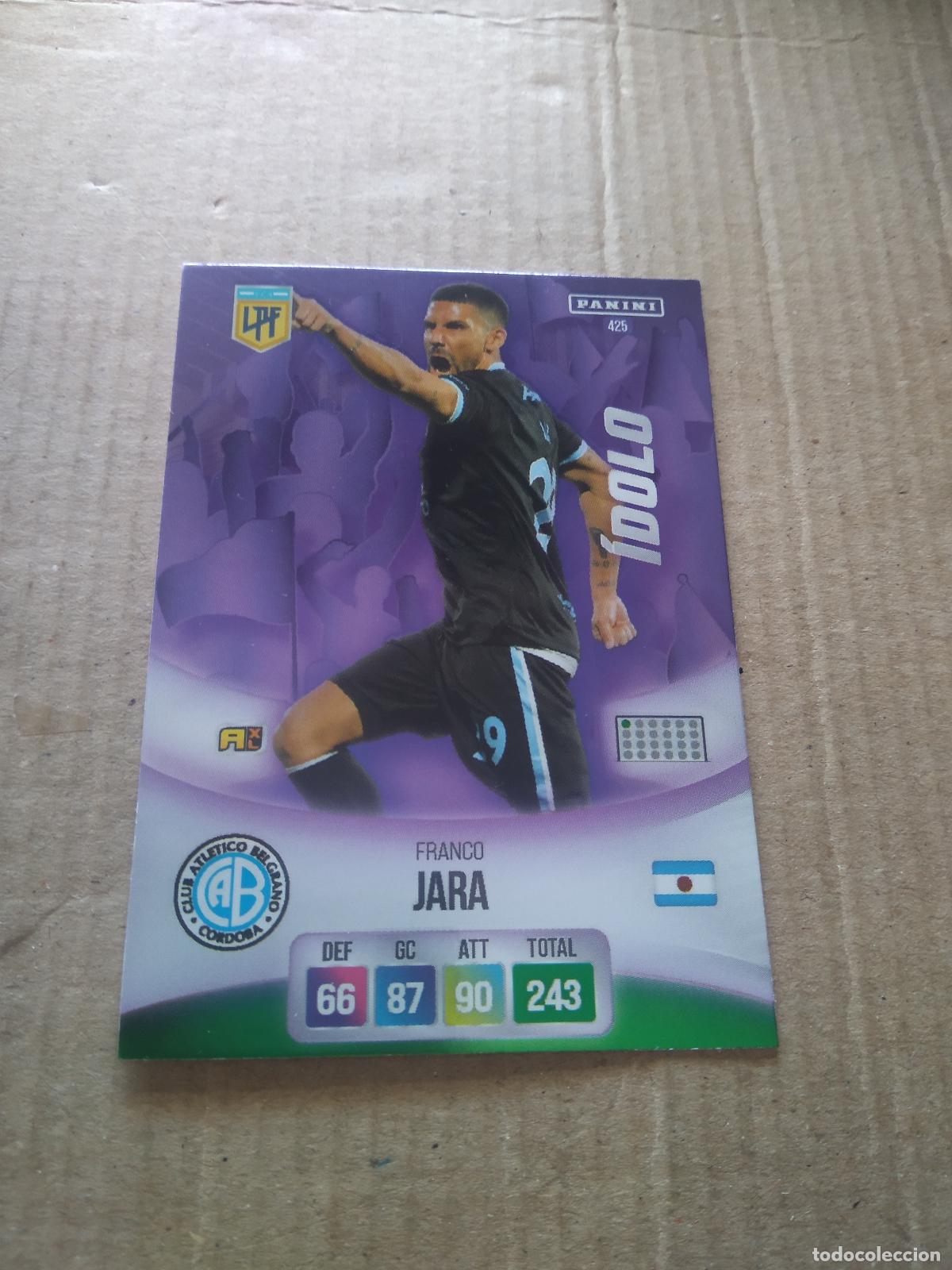 Cromos de F&uacute;tbol: 425 FRANCO JARA BELGRANO CROMO FUTBOL ARGENTINO PANINI LIGA ARGENTINA 2024 ADRENALYN