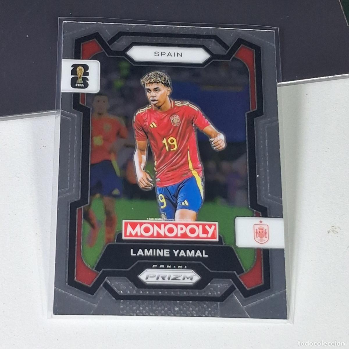 Cromos de F&uacute;tbol: B17 41 LAMINE YAMAL SPAIN ESPANA FIFA WORLD CUP 2026 PANINI PRIZM MONOPOLY COLECCI&Oacute;N ALBUM MUNDIAL