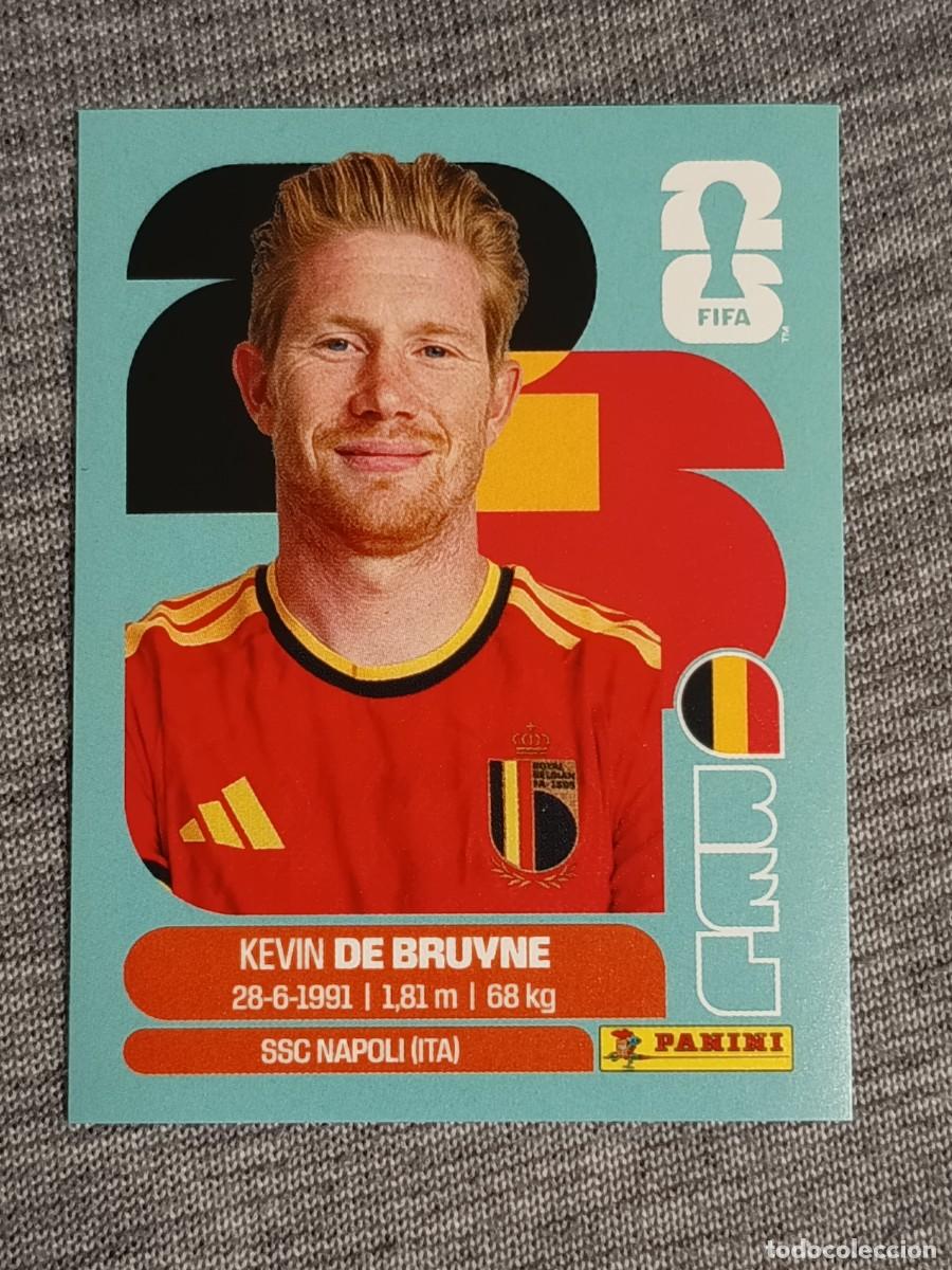 Cromos de F&uacute;tbol: DE BRUYNE BEL 15 STICKER MUNDIAL 2026 PANINI FIFA WORLD CUP NUEVO