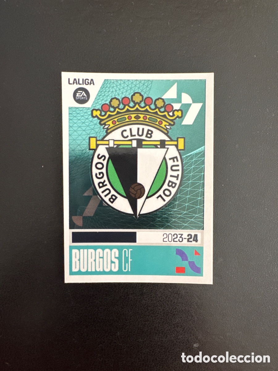 Cromos de F&uacute;tbol: ESCUDO BURGOS NUMERO 5 LIGA ESTE 2023 2024