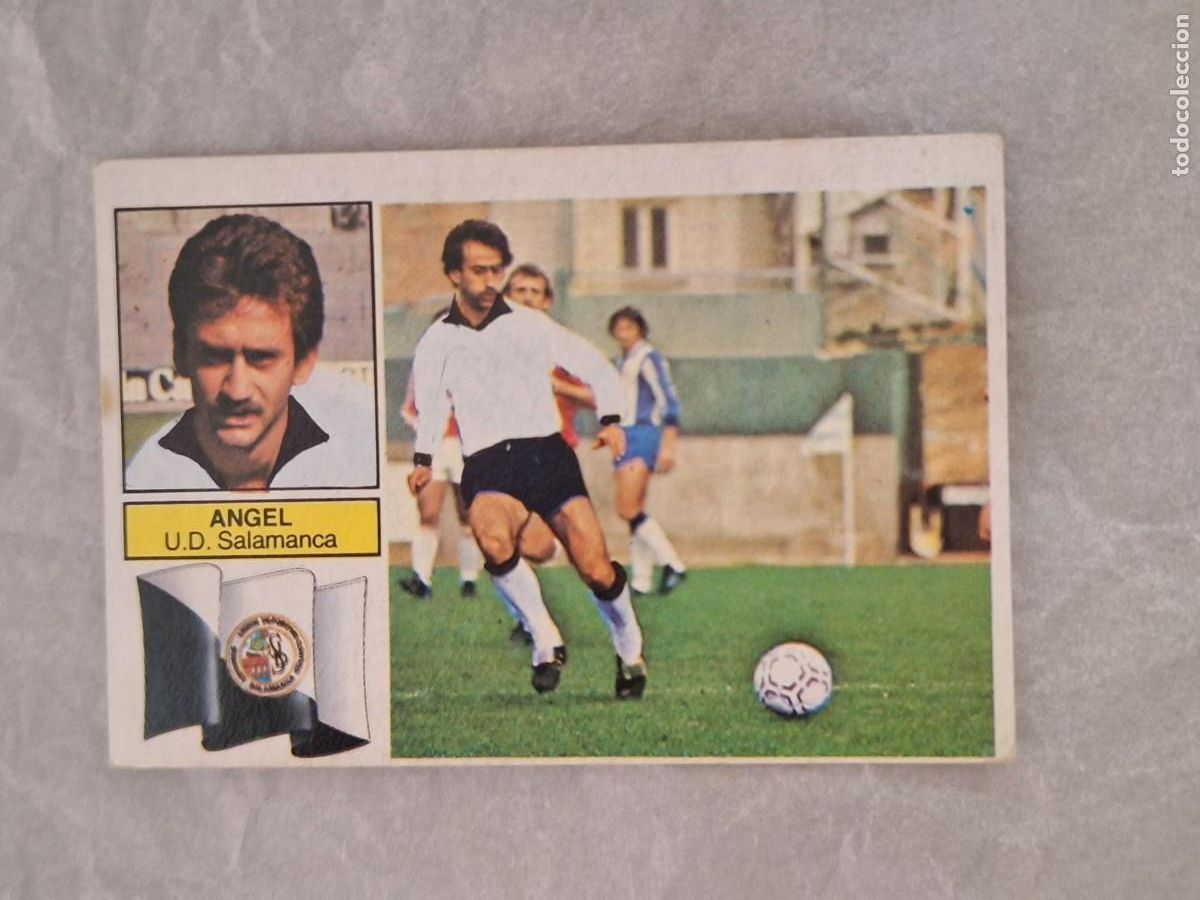 Cromos de F&uacute;tbol: 82 83 ESTE NUNCA PEGADO FICHAJE 13 SALAMANCA &Aacute;NGEL PUNTAS RECTAS