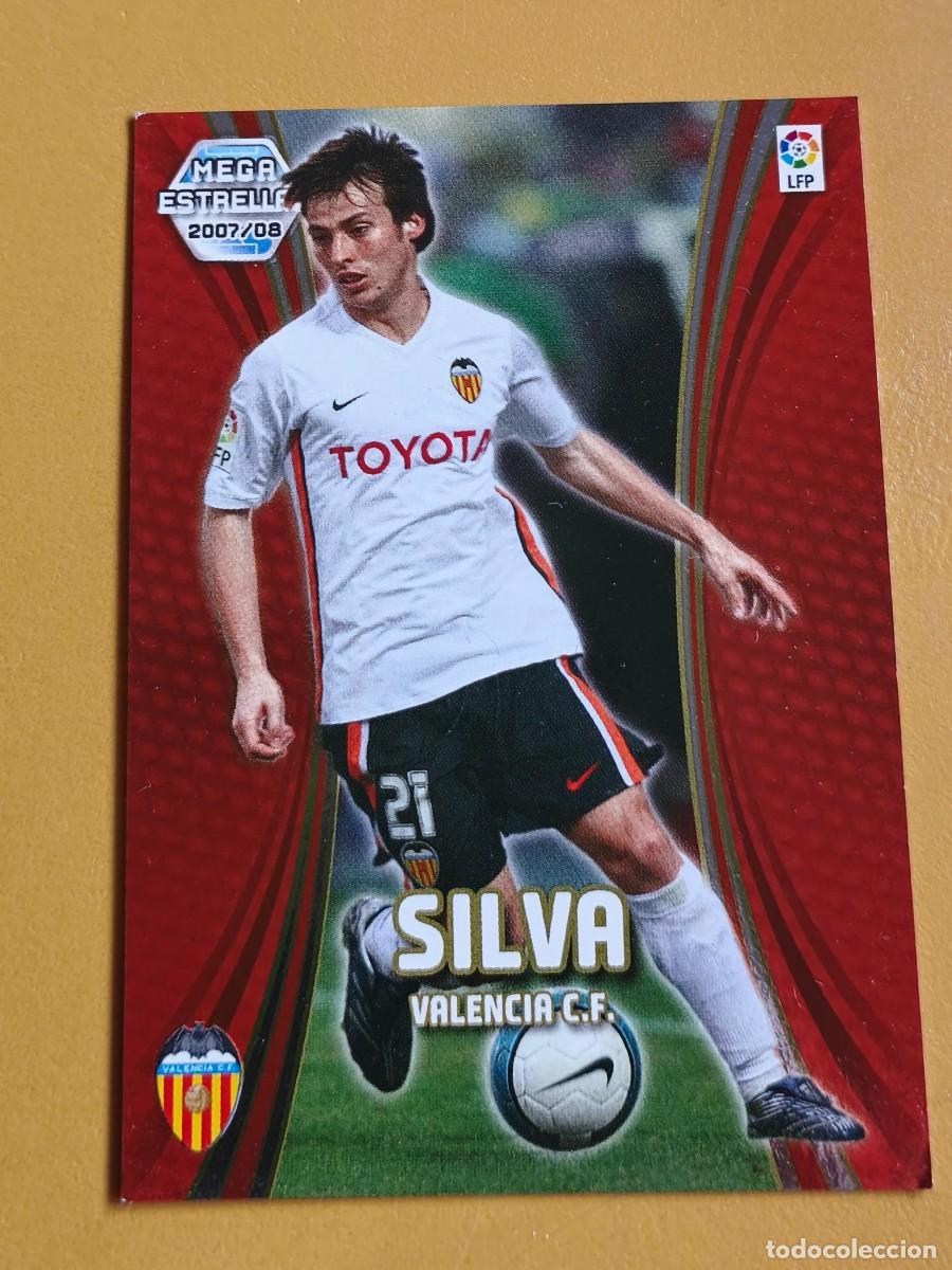 Cromos de F&uacute;tbol: silva, 2007 08 mega estrellas