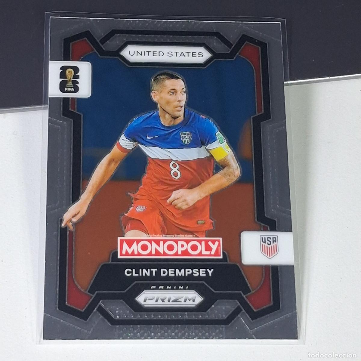 Cromos de F&uacute;tbol: B17 51 CLINT DEMPSEY ESTADOS USA EEUU FIFA WORLD CUP 2026 PANINI PRIZM MONOPOLY COLECCI&Oacute;N MUNDIAL
