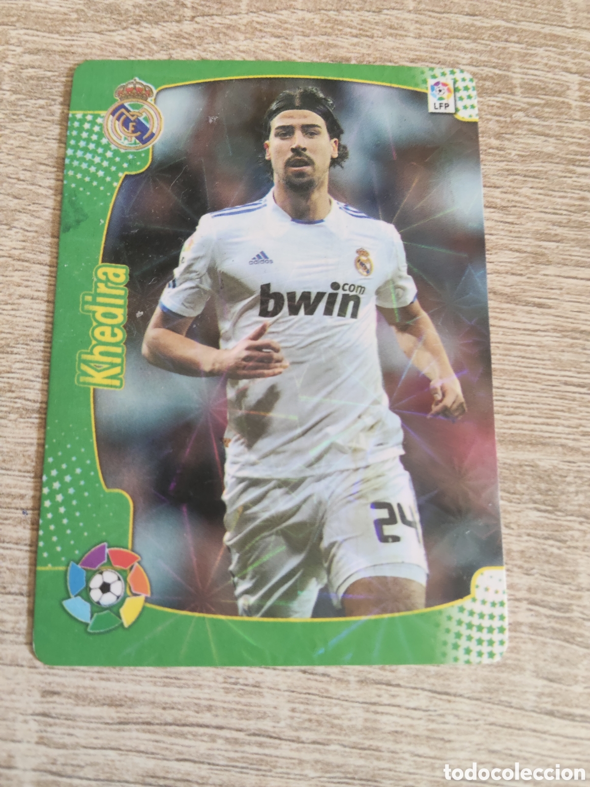 Cromos de F&uacute;tbol: Khedira Real Madrid cima de la liga