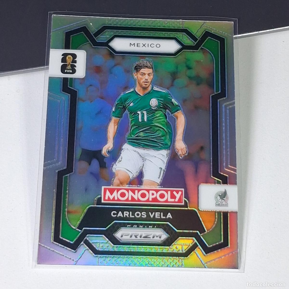 Cromos de F&uacute;tbol: B17 53 CARLOS VELA MEXICO FIFA WORLD CUP 2026 PANINI PRIZM MONOPOLY COLECCI&Oacute;N ALBUM MUNDIAL