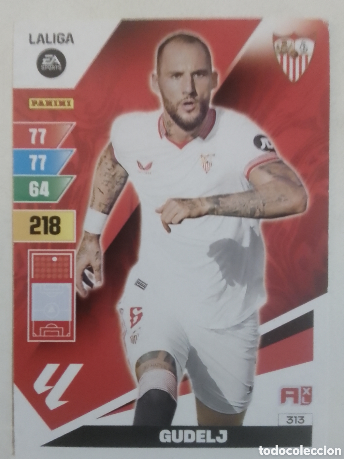 Cromos de F&uacute;tbol: Adrenalyn XL 2023-24 n&deg; 313 Gudelj &bull; Sevilla.