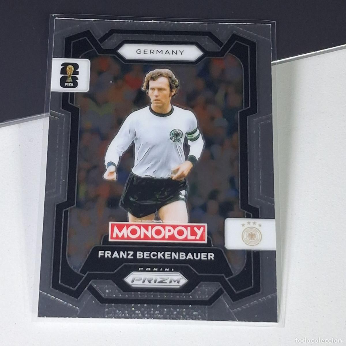 Cromos de F&uacute;tbol: B17 60 FRANZ BECKENBAUER ALEMANIA FIFA WORLD CUP 2026 PANINI PRIZM MONOPOLY COLECCI&Oacute;N ALBUM MUNDIAL