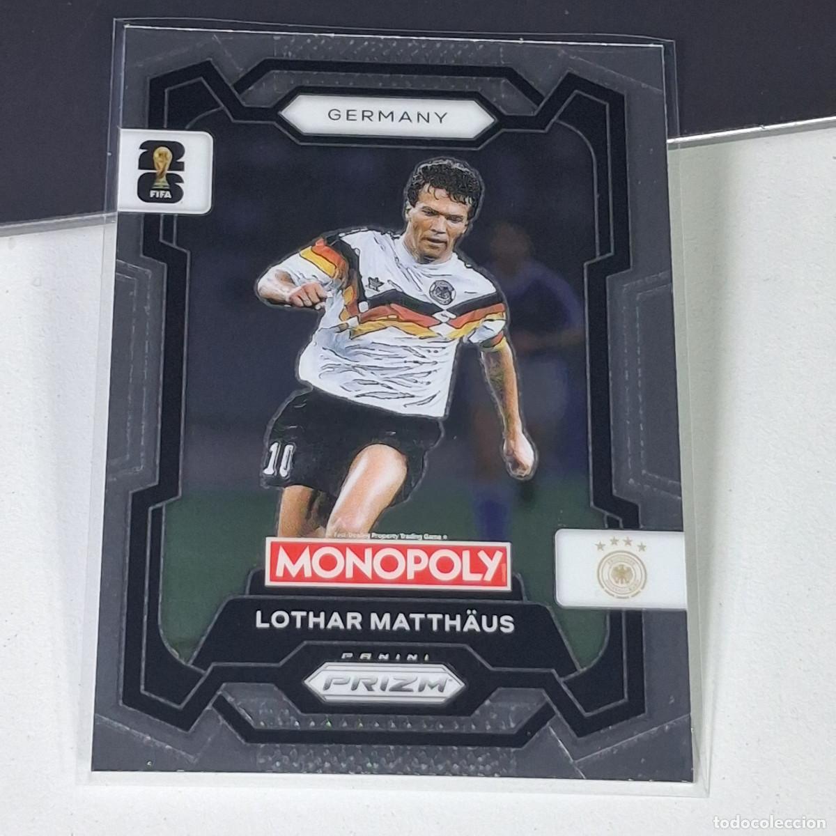 Cromos de F&uacute;tbol: B17 64 LOTHAR MATTHAUS ALEMANIA FIFA WORLD CUP 2026 PANINI PRIZM MONOPOLY COLECCI&Oacute;N ALBUM MUNDIAL