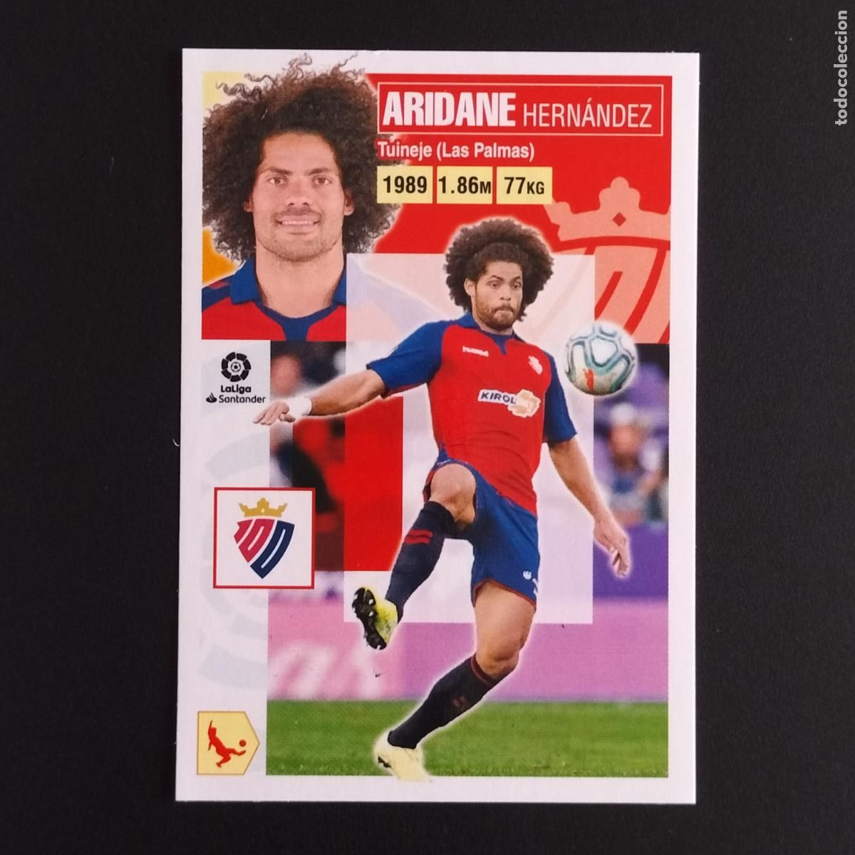 Cromos de F&uacute;tbol: N&ordm; 5 ARIDANE OSASUNA CROMOS LALIGA SANTANDER ESTE 2020 2021 20 21 LIGA PANINI