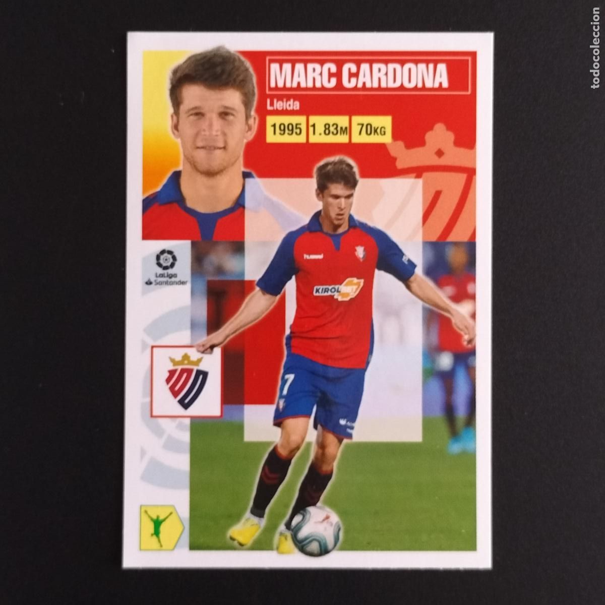 Cartes &agrave; collectionner de Football: N&ordm; 16 B MARC CARDONA OSASUNA CROMOS LALIGA SANTANDER ESTE 2020 2021 20 21 LIGA PANINI