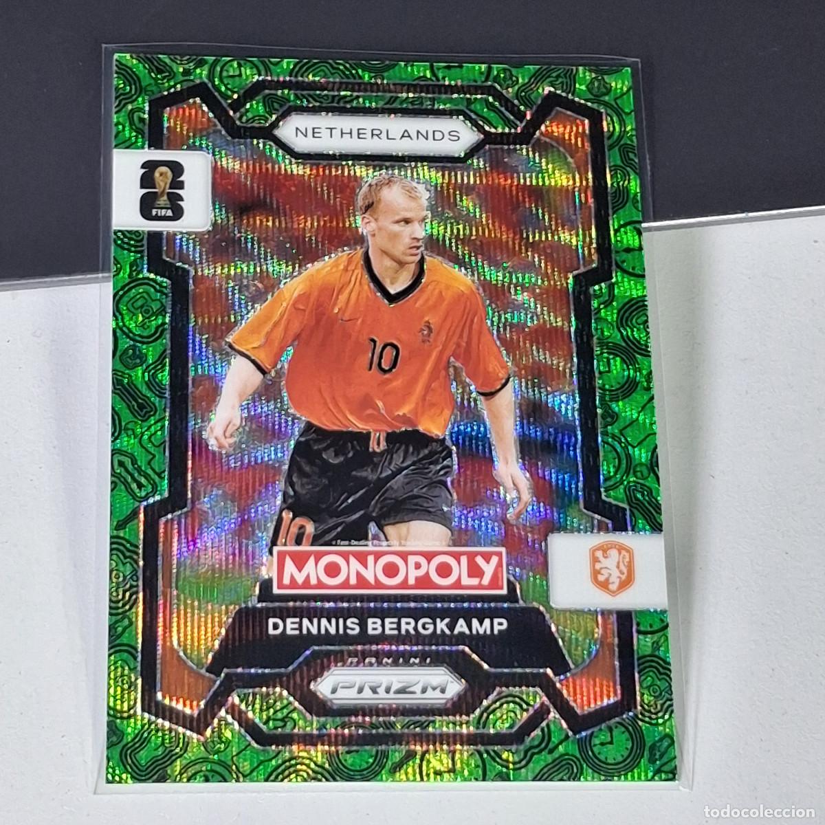 Cromos de F&uacute;tbol: B17 DENNIS BERGKAMP 74 HOLANDA FIFA WORLD CUP 2026 PANINI PRIZM MONOPOLY COLECCI&Oacute;N ALBUM MUNDIAL