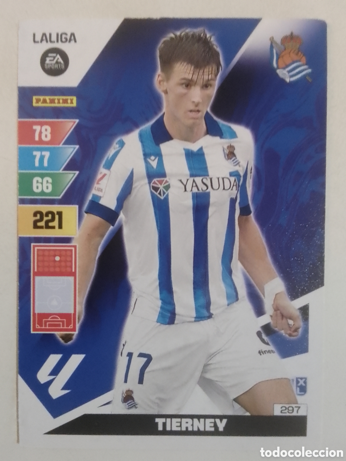 Cromos de F&uacute;tbol: Adrenalyn XL 2023-24 n&deg; 297 Tierney &bull; Real Sociedad.