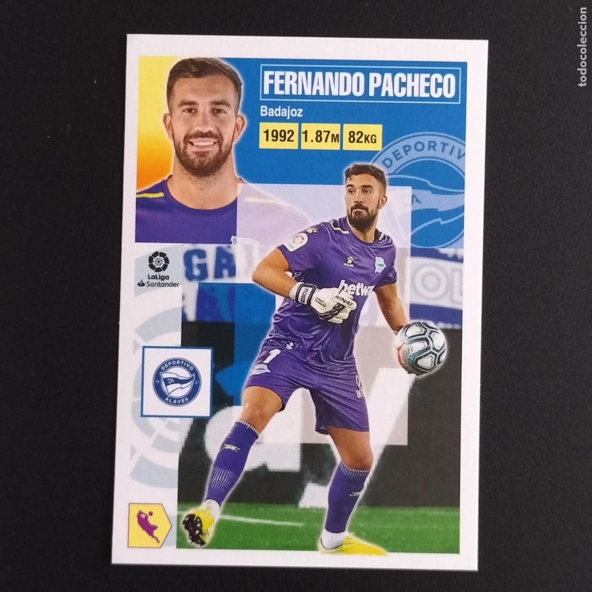 Cromos de F&uacute;tbol: N&ordm; 2 FERNANDO PACHECO ALAVES CROMOS LALIGA SANTANDER ESTE 2020 2021 20 21 LIGA PANINI
