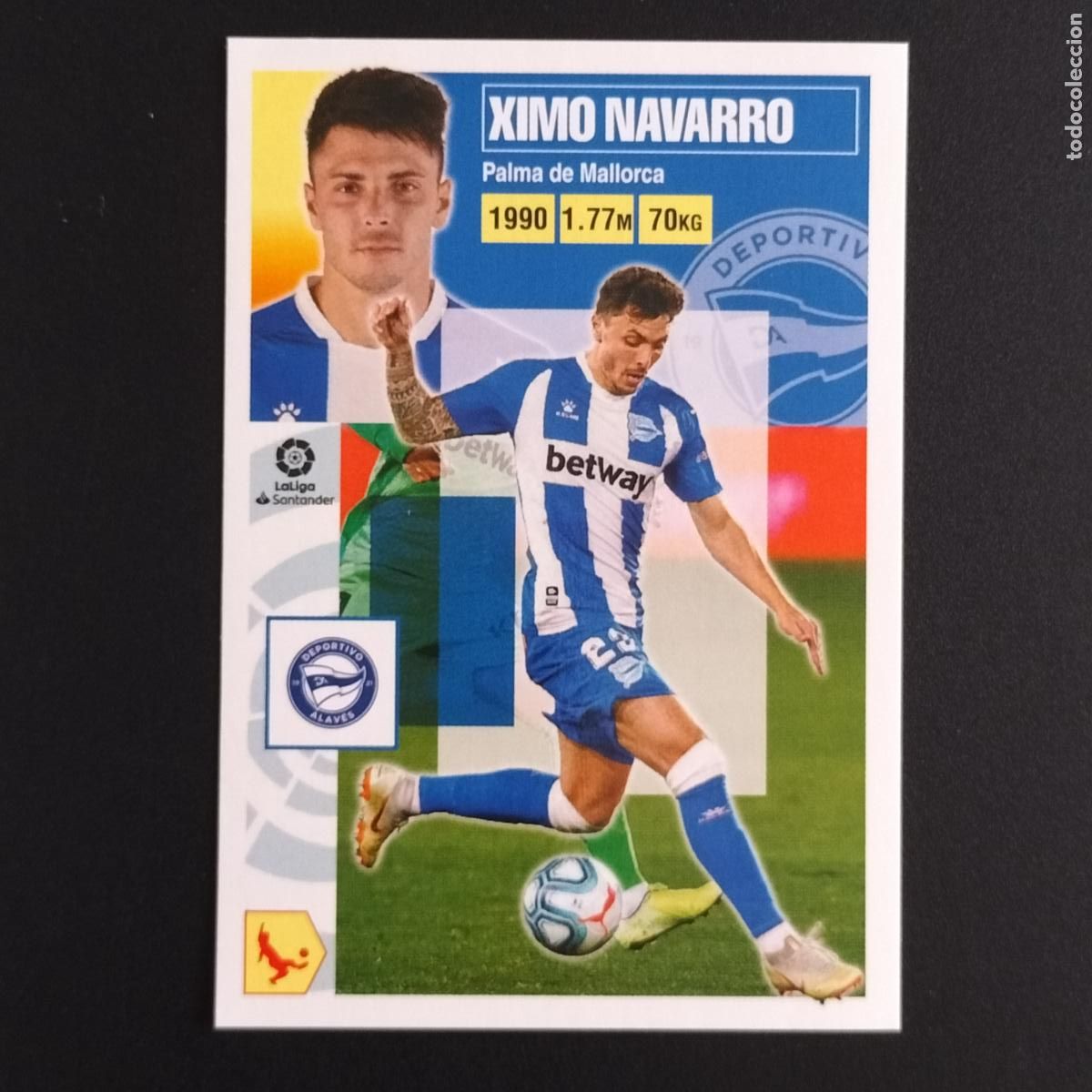 Cromos de F&uacute;tbol: N&ordm; 4 XIMO NAVARRO ALAVES CROMOS LALIGA SANTANDER ESTE 2020 2021 20 21 LIGA PANINI