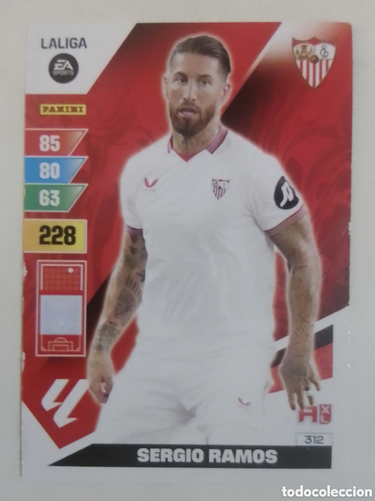 Cromos de F&uacute;tbol: Adrenalyn XL 2023-24 n&deg; 312 Sergio Ramos &bull; Sevilla.