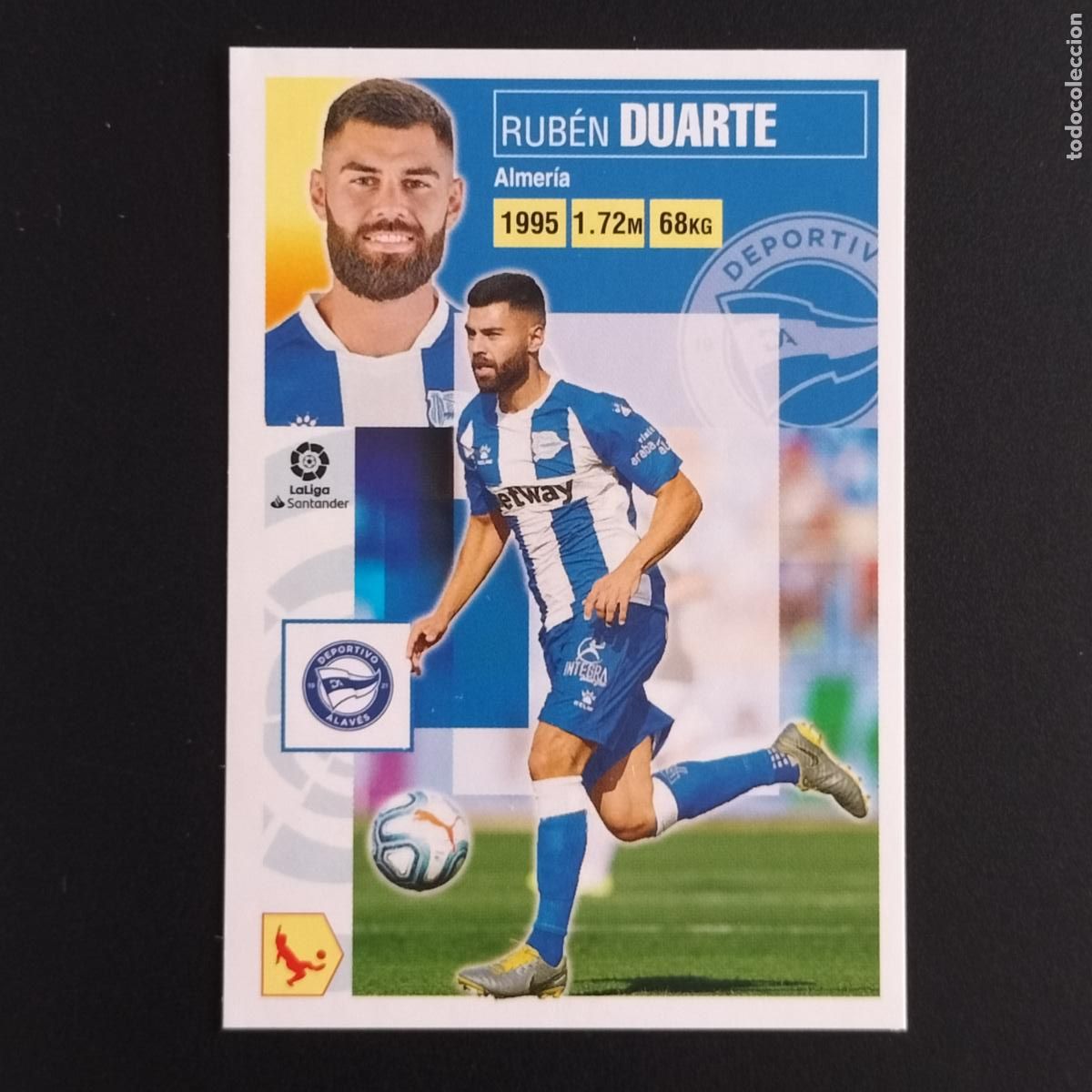 Cromos de F&uacute;tbol: N&ordm; 9 DUARTE ALAVES CROMOS LALIGA SANTANDER ESTE 2020 2021 20 21 LIGA PANINI