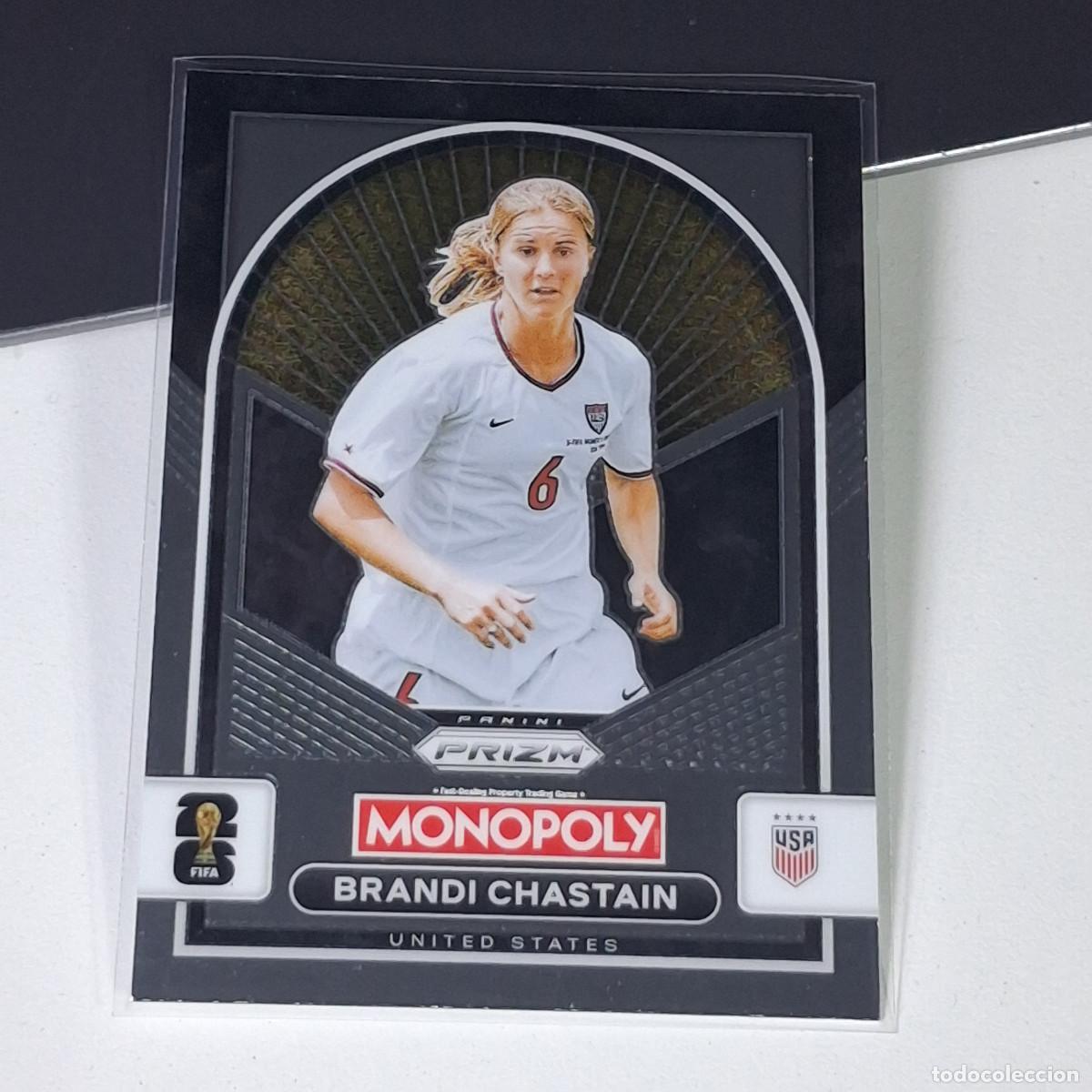 Cromos de F&uacute;tbol: B17 BRANDI CHASTAIN 89 USA EEUU FIFA WORLD CUP 2026 PANINI PRIZM MONOPOLY COLECCI&Oacute;N ALBUM MUNDIAL