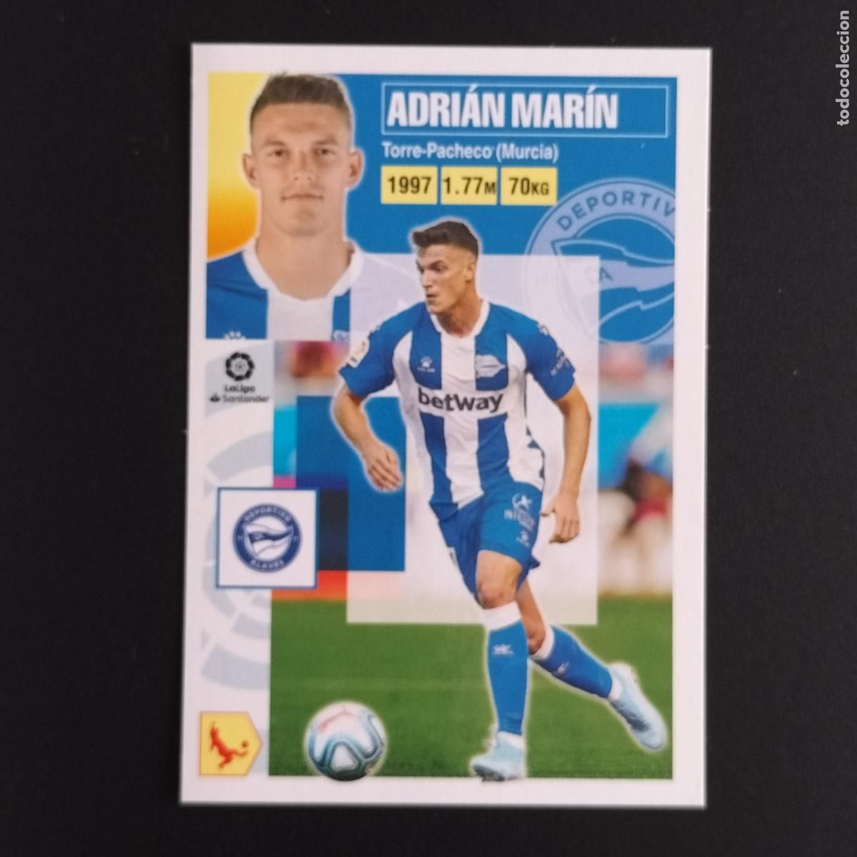 Cromos de F&uacute;tbol: N&ordm; 10 ADRIAN MARIN ALAVES CROMOS LALIGA SANTANDER ESTE 2020 2021 20 21 LIGA PANINI