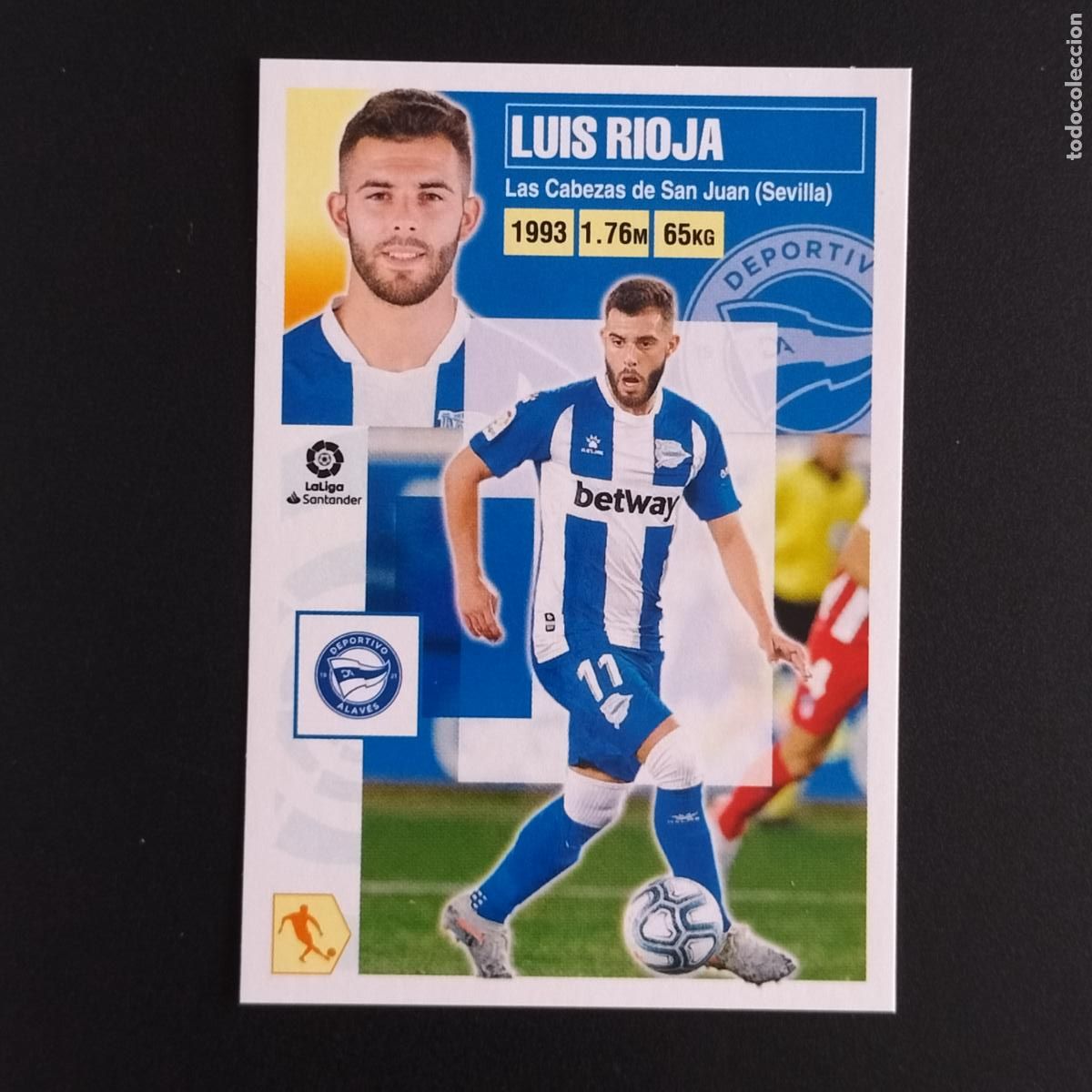 Cromos de F&uacute;tbol: N&ordm; 13 LUIS RIOJA ALAVES CROMOS LALIGA SANTANDER ESTE 2020 2021 20 21 LIGA PANINI