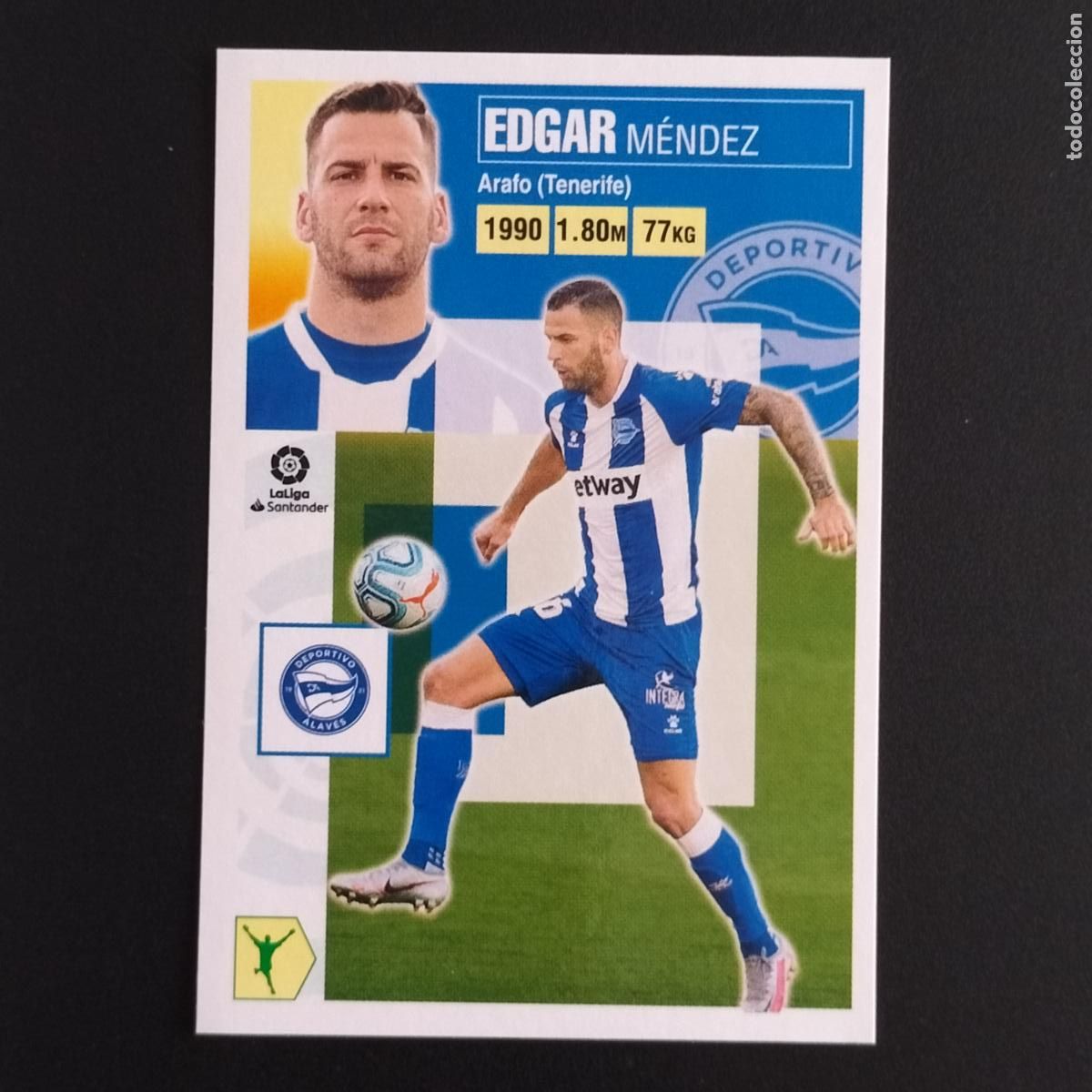 Cromos de F&uacute;tbol: N&ordm; 16 A EDGAR ALAVES CROMOS LALIGA SANTANDER ESTE 2020 2021 20 21 LIGA PANINI