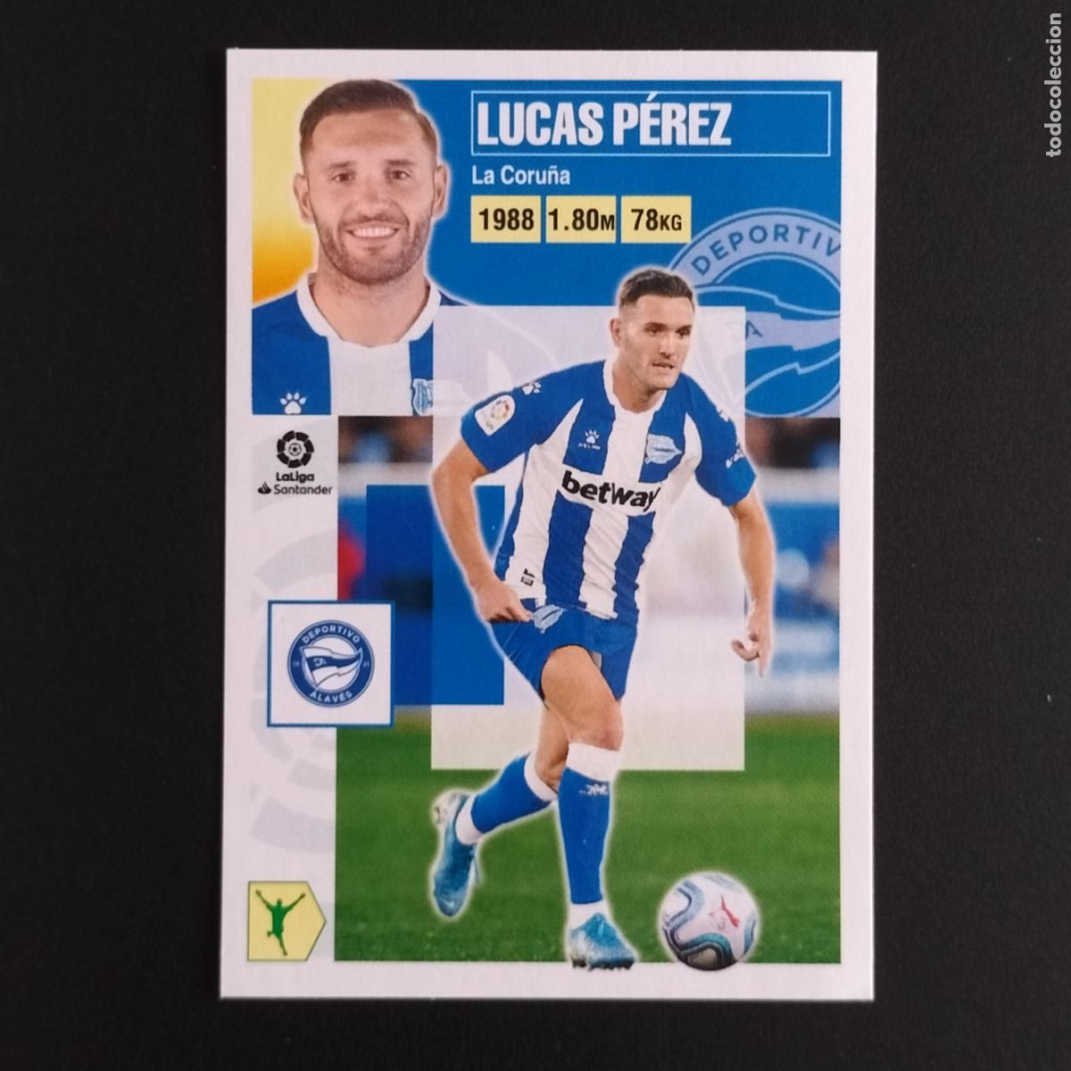 Cromos de F&uacute;tbol: N&ordm; 17 LUCAS PEREZ ALAVES CROMOS LALIGA SANTANDER ESTE 2020 2021 20 21 LIGA PANINI