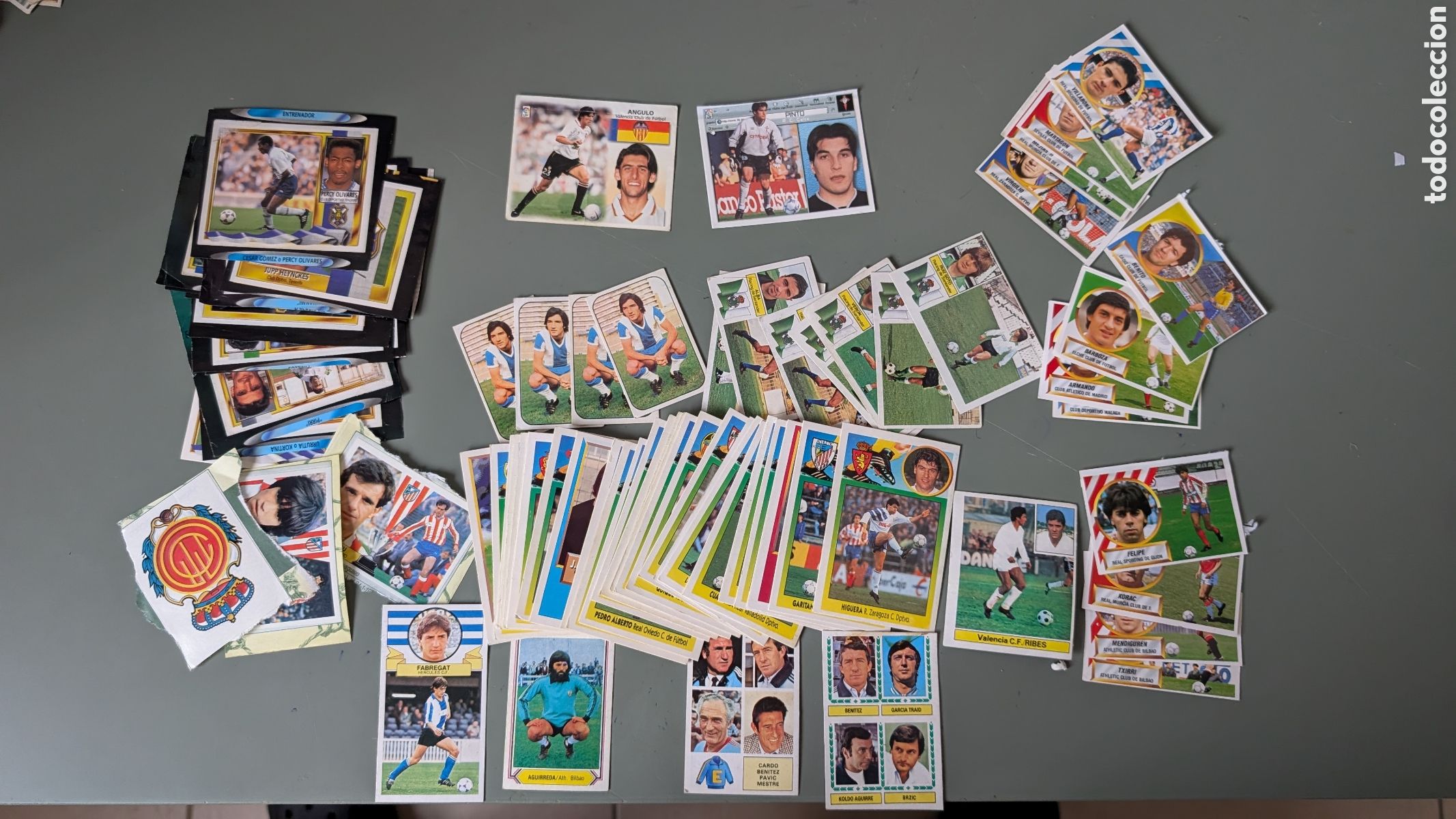 Cromos de F&uacute;tbol: LOTE VARIADO 75 CROMOS ANTIGUOS LIGA ESTE A&Ntilde;OS 80/90 DESPEGADOS RECUPERADOS DE &Aacute;LBUM