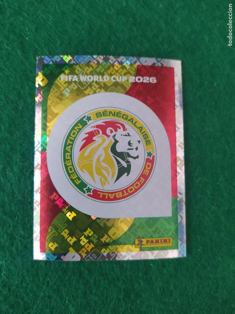Cromos de F&uacute;tbol: OFFICIAL STICKER COLLECTION WORLD CUP MUNDIAL 2026 - SENEGAL N&ordm; 1 ESCUDO