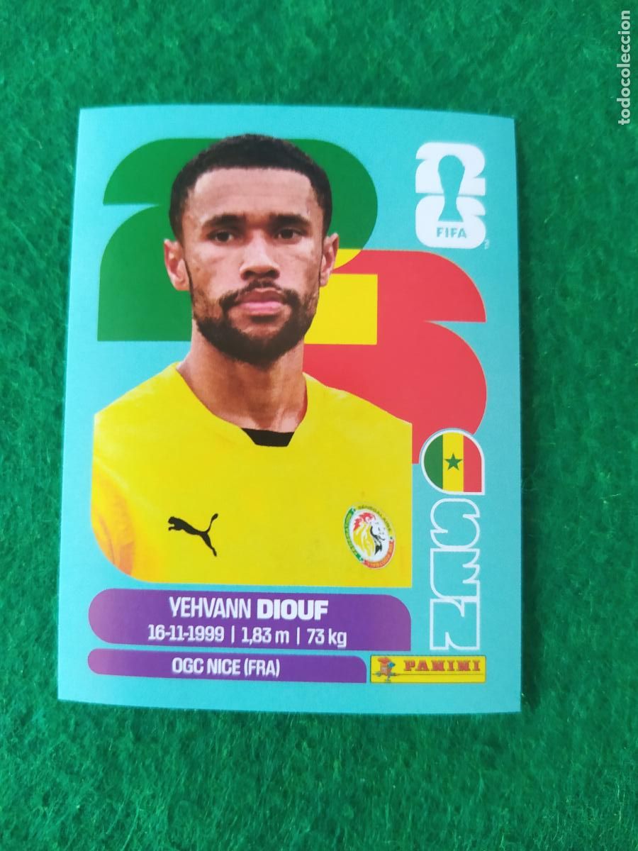 Cromos de F&uacute;tbol: OFFICIAL STICKER COLLECTION WORLD CUP MUNDIAL 2026 - SENEGAL N&ordm; 3 DIOUF