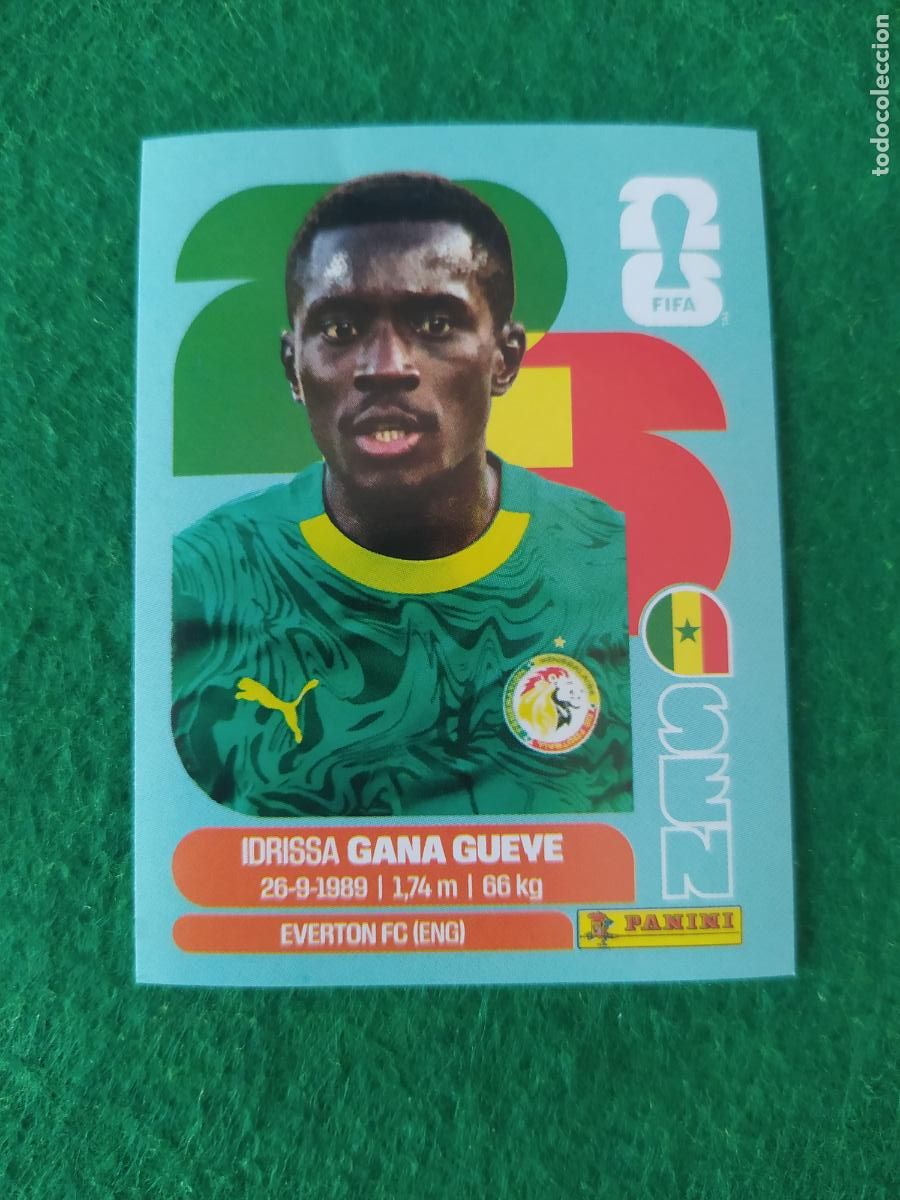 Cromos de F&uacute;tbol: OFFICIAL STICKER COLLECTION WORLD CUP MUNDIAL 2026 - SENEGAL N&ordm; 9 GANA GUEYE