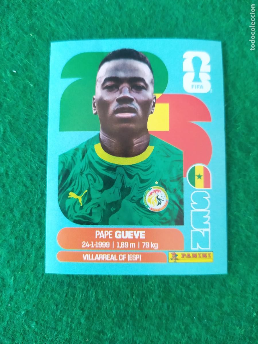 Cromos de F&uacute;tbol: OFFICIAL STICKER COLLECTION WORLD CUP MUNDIAL 2026 - SENEGAL N&ordm; 11 GUEYE