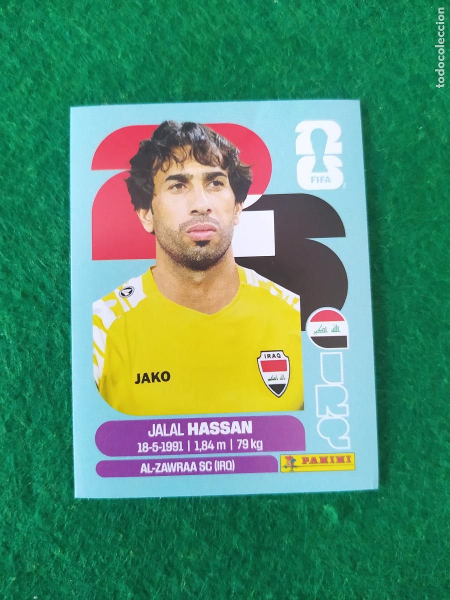 Cromos de F&uacute;tbol: OFFICIAL STICKER COLLECTION WORLD CUP MUNDIAL 2026 - IRAK N&ordm; 2 HASSAN