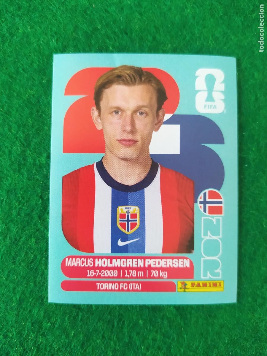 Cromos de F&uacute;tbol: OFFICIAL STICKER COLLECTION WORLD CUP MUNDIAL 2026 - NORUEGA N&ordm; 6 PEDERSEN