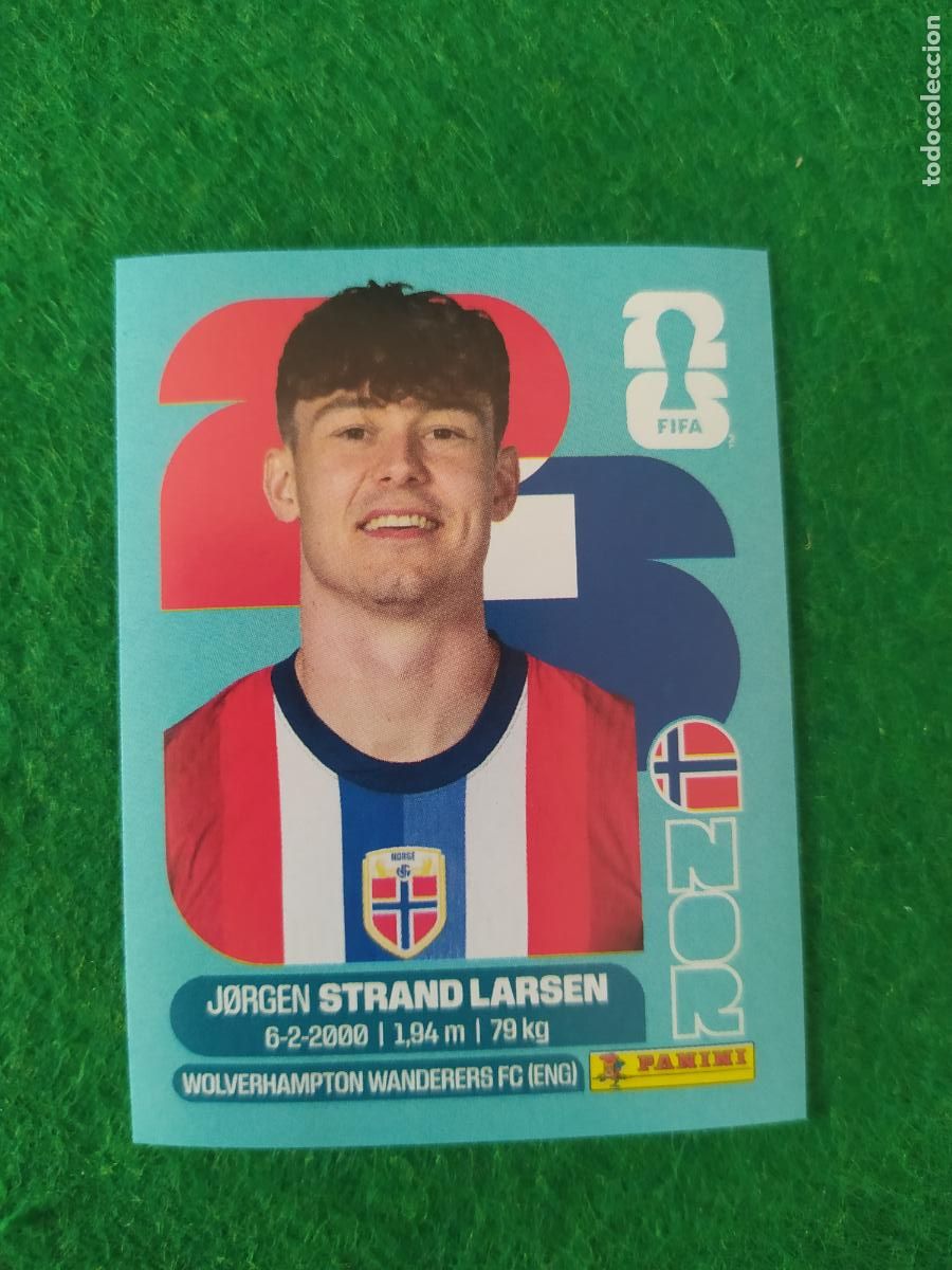 Cromos de F&uacute;tbol: OFFICIAL STICKER COLLECTION WORLD CUP MUNDIAL 2026 - NORUEGA N&ordm; 18 LARSEN