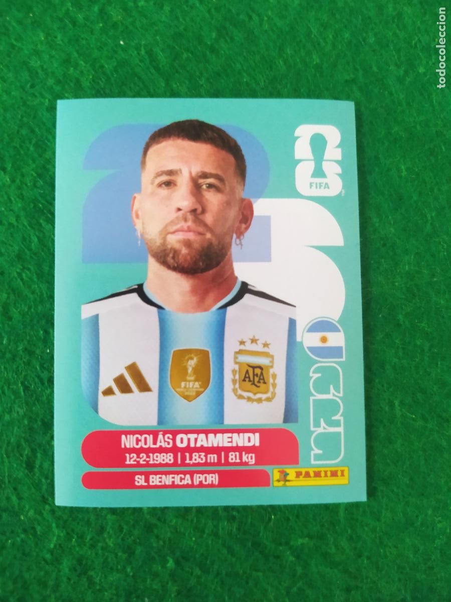 Cromos de F&uacute;tbol: OFFICIAL STICKER COLLECTION WORLD CUP MUNDIAL 2026 - ARGENTINA N&ordm; 5 OTAMENDI