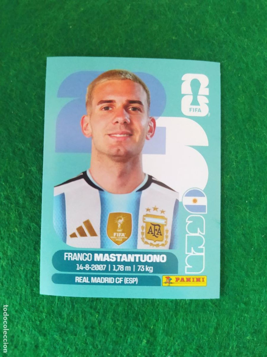 Cromos de F&uacute;tbol: OFFICIAL STICKER COLLECTION WORLD CUP MUNDIAL 2026 - ARGENTINA N&ordm; 15 MASTANTUONO