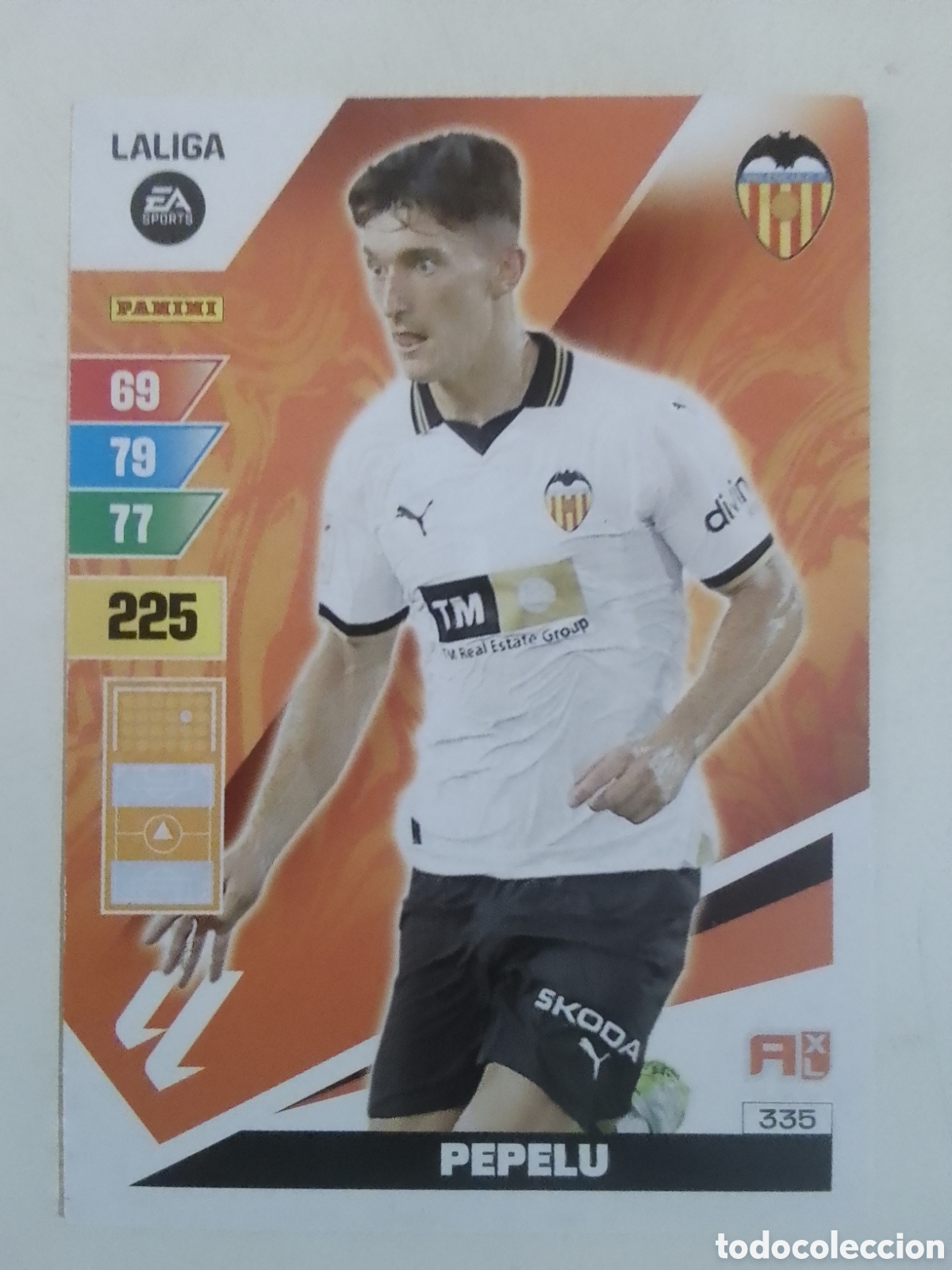 Cromos de F&uacute;tbol: Adrenalyn XL 2023-24 n&deg; 335 Pepelu &bull; Valencia.