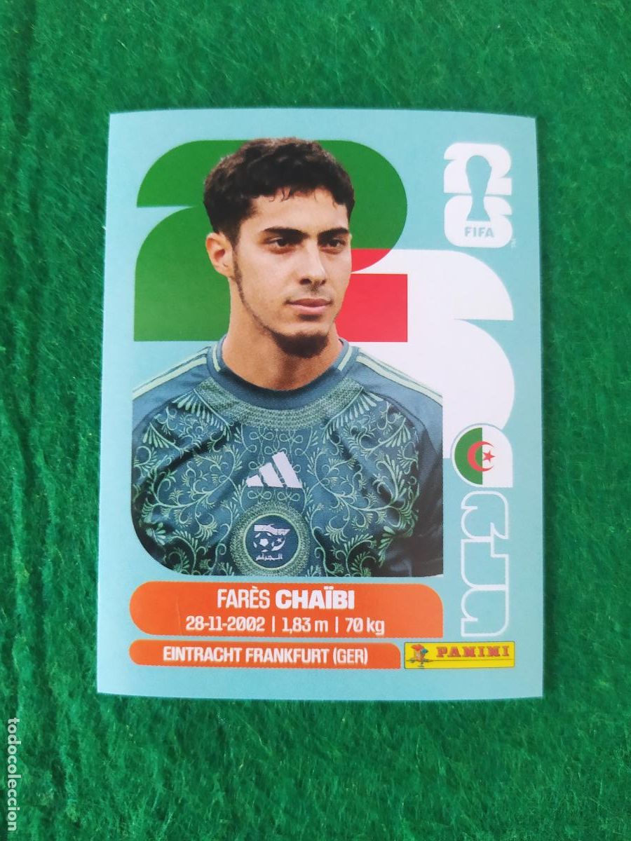 Cromos de F&uacute;tbol: OFFICIAL STICKER COLLECTION WORLD CUP MUNDIAL 2026 - ALGELIA N&ordm; 14 CHAIBI