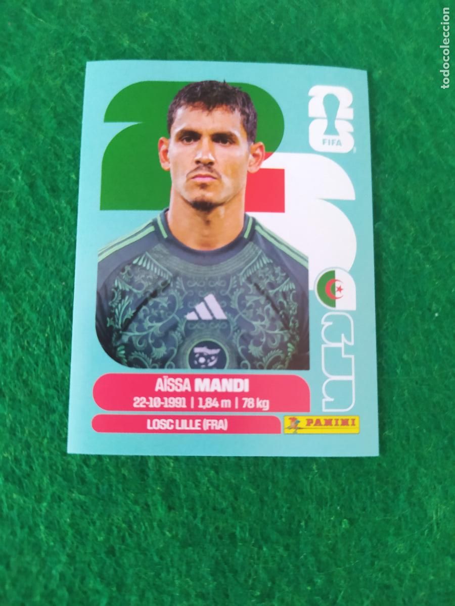 Cromos de F&uacute;tbol: OFFICIAL STICKER COLLECTION WORLD CUP MUNDIAL 2026 - ALGELIA N&ordm; 7 MANDI