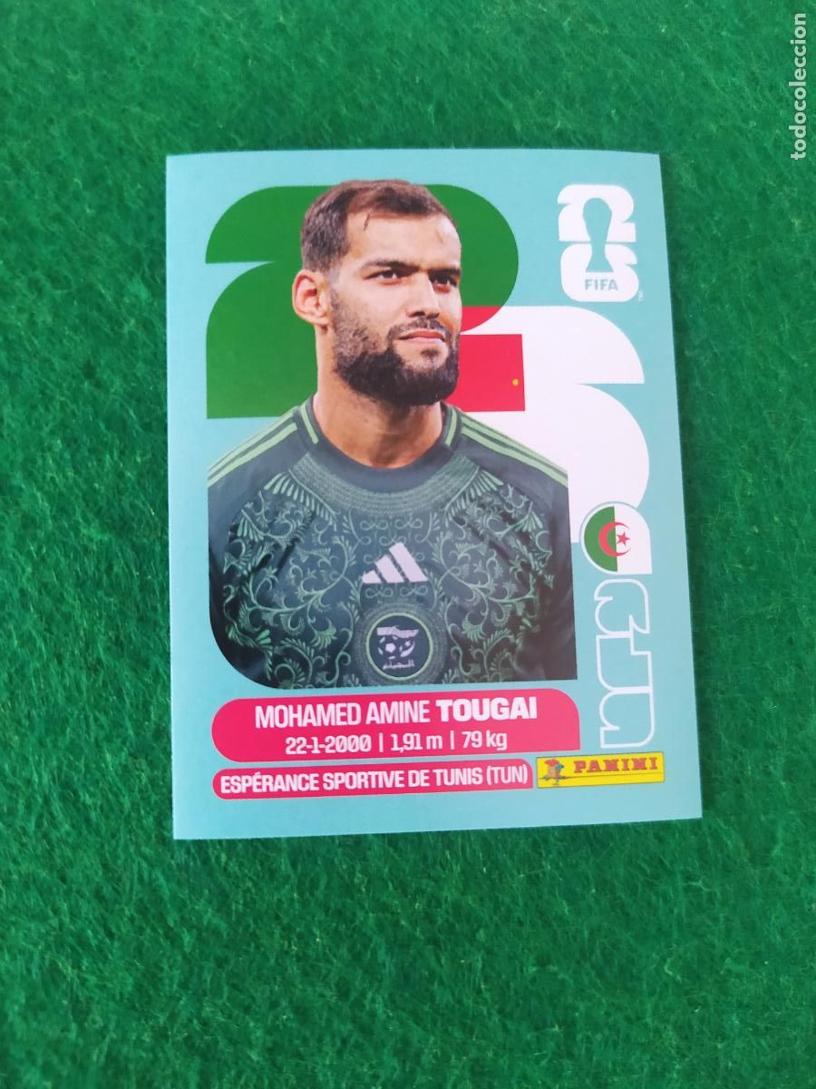 Cromos de F&uacute;tbol: OFFICIAL STICKER COLLECTION WORLD CUP MUNDIAL 2026 - ALGELIA N&ordm; 6 TOUGAI