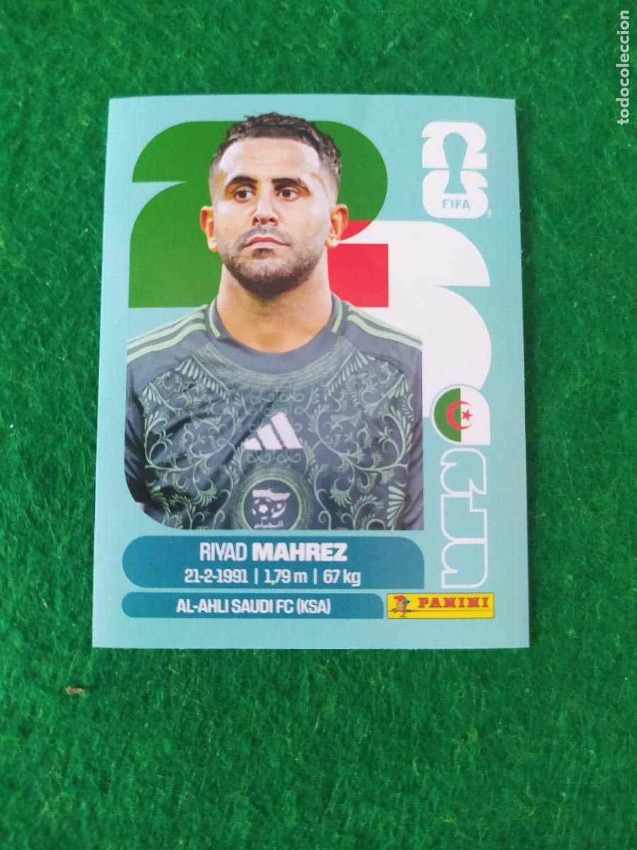 Cromos de F&uacute;tbol: OFFICIAL STICKER COLLECTION WORLD CUP MUNDIAL 2026 - ALGELIA N&ordm; 15 MAHREZ