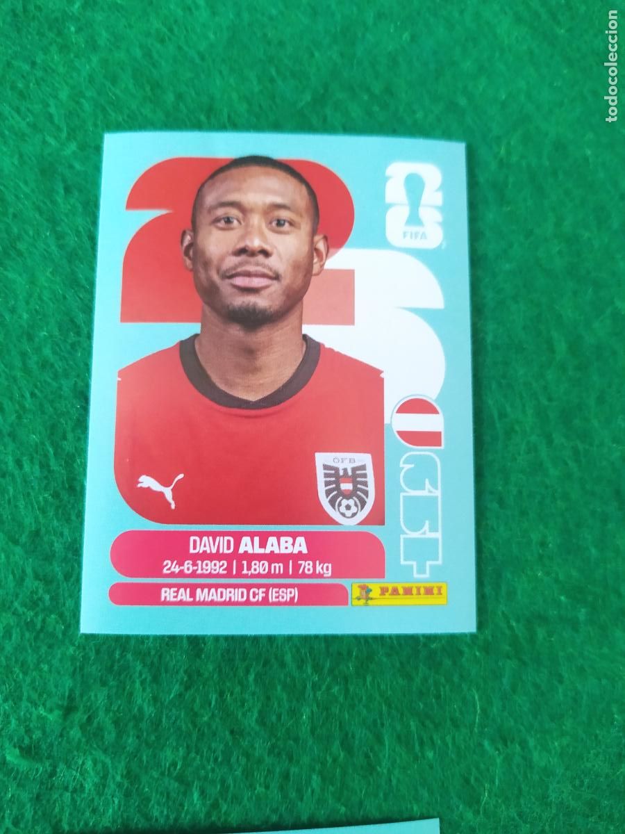 Cromos de F&uacute;tbol: OFFICIAL STICKER COLLECTION WORLD CUP MUNDIAL 2026 - AUSTRIA N&ordm; 4 ALABA