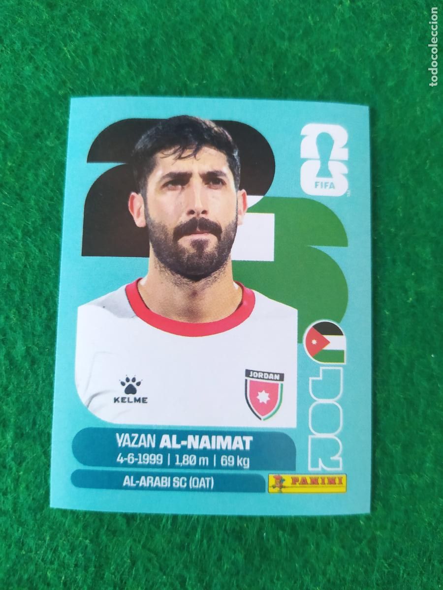 Cromos de F&uacute;tbol: OFFICIAL STICKER COLLECTION WORLD CUP MUNDIAL 2026 - JORDANIA N&ordm; 16 AL-NAIMAT